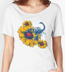 Scorpion Flowers Women's Relaxed Fit T-Shirt