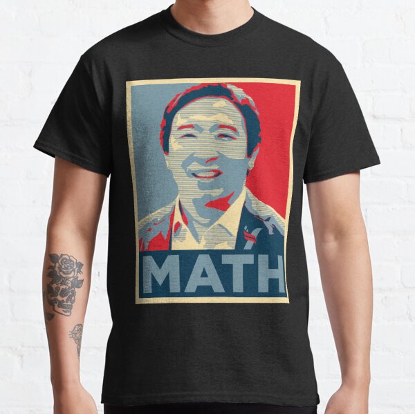 andrew yang math t shirt