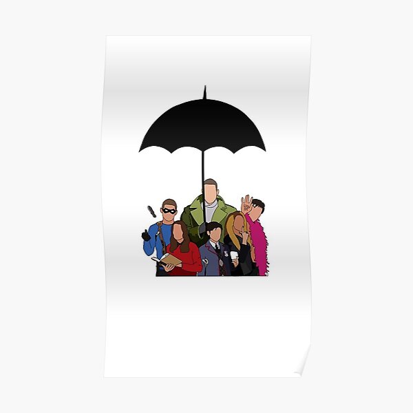 The Umbrella Academy Poster For Sale By Vandy681 Redbubble 