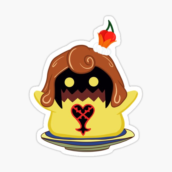 Vista previa del artículo con la obra «Flan de Cereza con Escudo», diseñado y vendido por Emmyteddy.