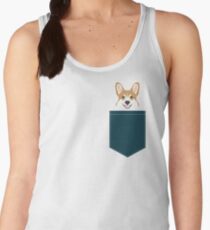 Teagan - Corgi Welsh Corgi gift phone case design for pet lovers and dog people Women's Tank Top