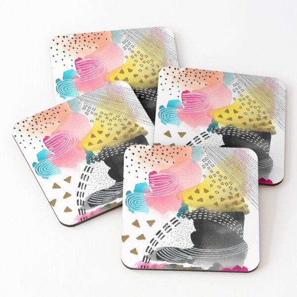 Item preview, Colorful Abstract Painting in WaterColor designed and sold by MyArt23.