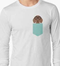 Remy - Fashion Glasses Doxie Dashcund Hipster Dog Long Sleeve T-Shirt