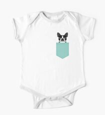 Logan - Boston Terrier pet design with bold and modern colors for pet lovers One Piece - Short Sleeve