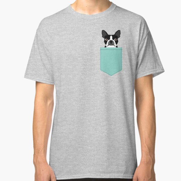 Logan - Boston Terrier pet design with bold and modern colors for pet lovers Classic T-Shirt