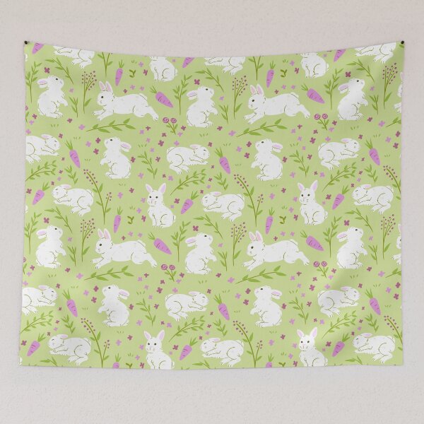 Item preview, Bunny Field designed and sold by leanzadoodles.