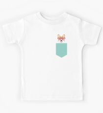 Teegan-Glas-Corgi süße Welpenwelpen-Corgigeschenke für Hundeliebhaber und Haustierinhaber lieben Corgiwelpen Kinder T-Shirt