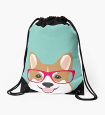 Teegan-Glas-Corgi süße Welpenwelpen-Corgigeschenke für Hundeliebhaber und Haustierinhaber lieben Corgiwelpen Turnbeutel
