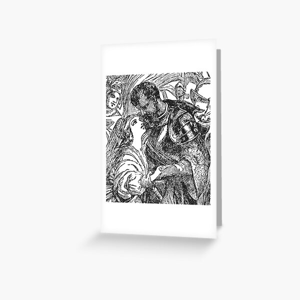 Othello and Desdemona Greeting Card