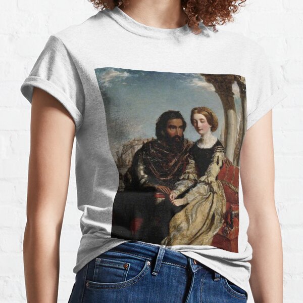 Othello and Desdemona - William Powell Frith - Date unknown - Fitzwilliam Museum - Cambridge (England)	 Painting - oil on canvas  Classic T-Shirt