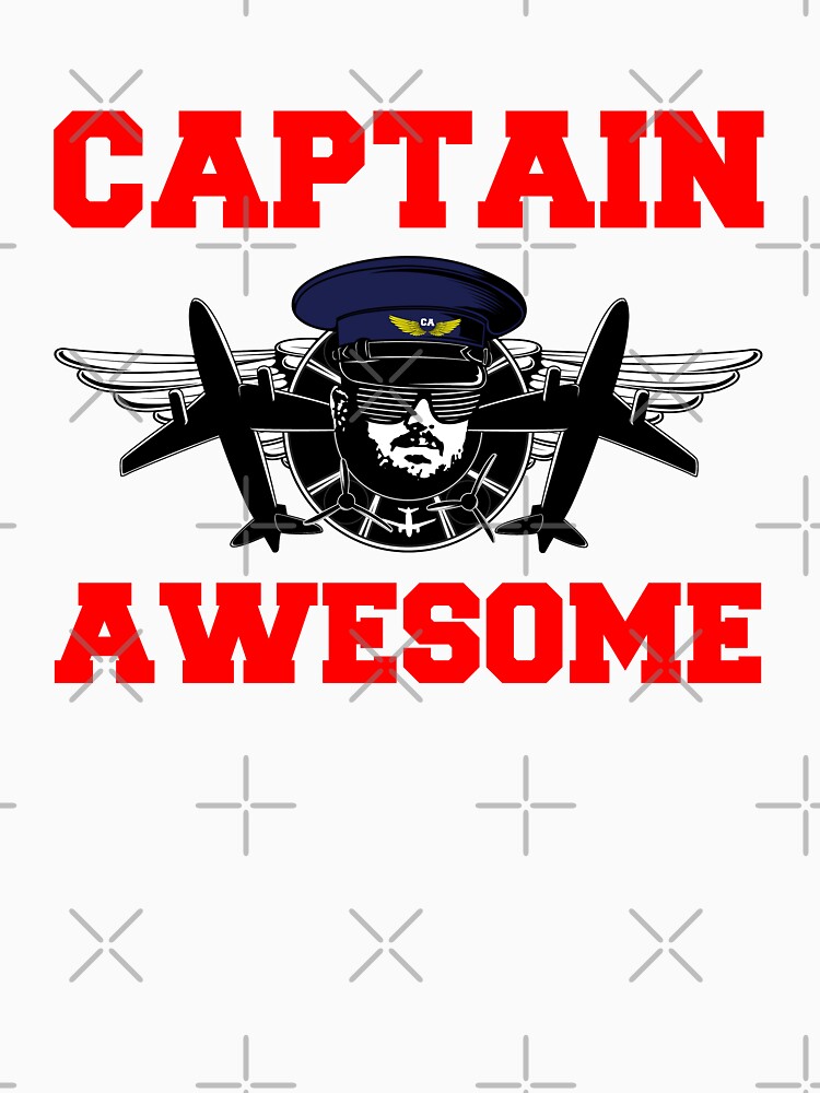 Captain Awesome by heeheetees