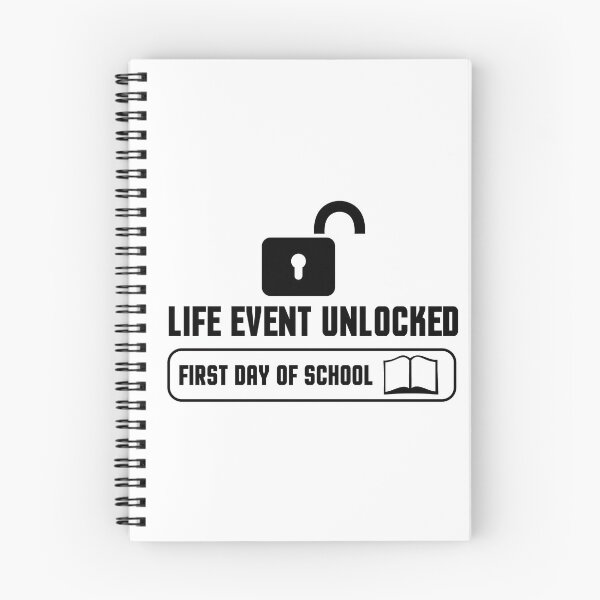 Item preview, Life Event Unlocked - First Day of School designed and sold by PowerOnShop.