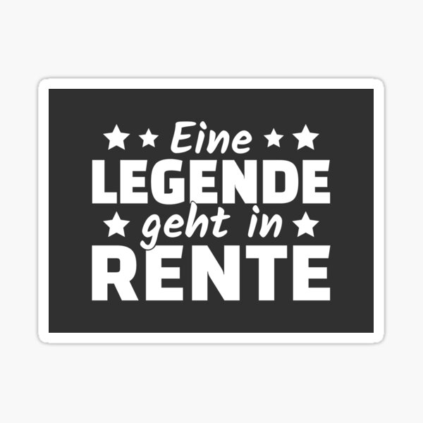 Artikel-Vorschau von Eine Legende geht in Rente 2019 Rentner Ruhestand, designt und verkauft von Team150Designz.