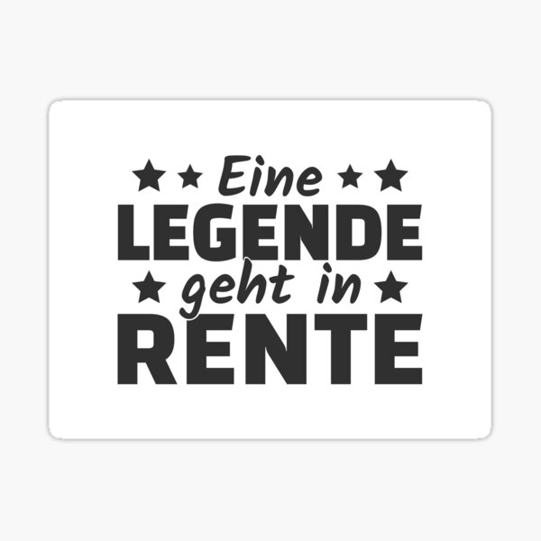 Artikel-Vorschau von Eine Legende geht in Rente 2019 Rentner Ruhestand, designt und verkauft von Team150Designz.