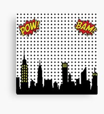 Superhero Scape Canvas Print