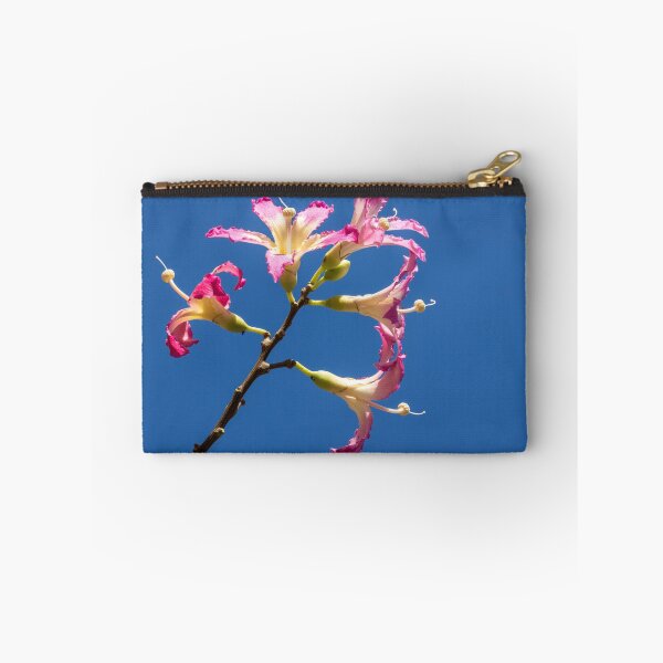 Item preview, Five Exotic Flowers - Silk Floss Tree Ceiba Speciosa Blooming Branch designed and sold by Georgia Mizuleva.