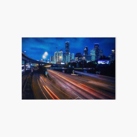 Artikel-Vorschau von Houston Skyline, designt und verkauft von AM FineArtPrints.