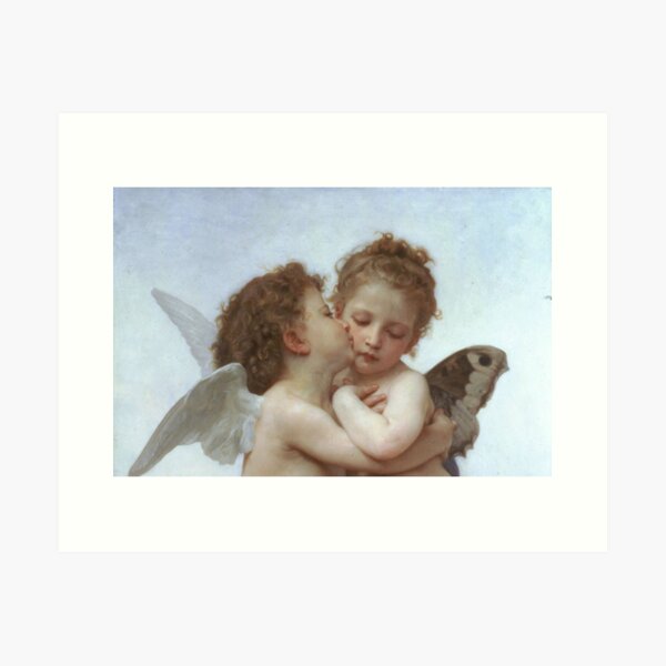 Lamour and Psyche Children – (William Adolphe Bouguereau) Art Print