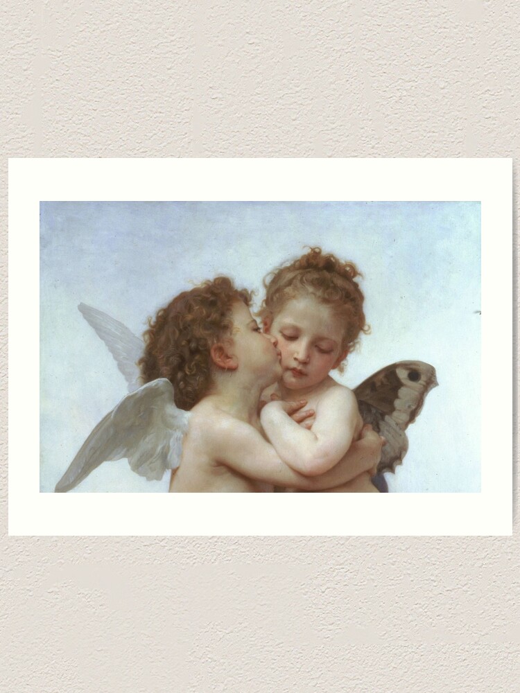 Alternate view of Lamour and Psyche Children – (William Adolphe Bouguereau) Art Print