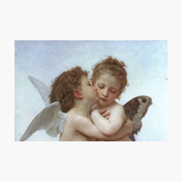 Lamour and Psyche Children – (William Adolphe Bouguereau) Photographic Print