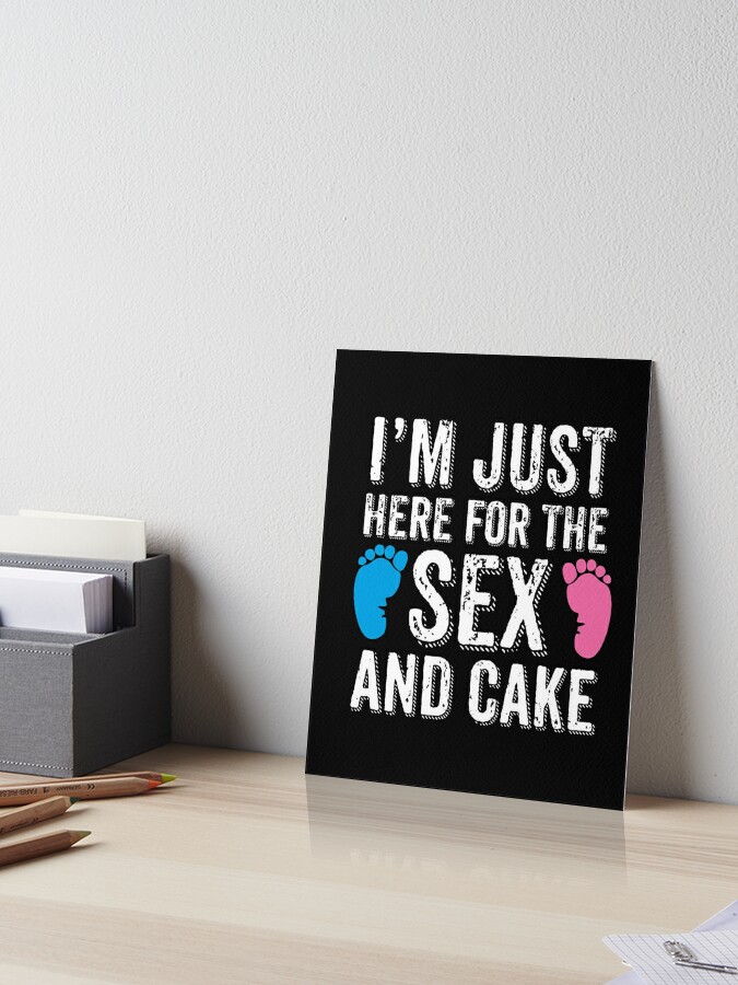 Multicolor Funny gender reveal store Funny Gender Reveal I'm here just for The Sex Throw Pillow 18x18 
