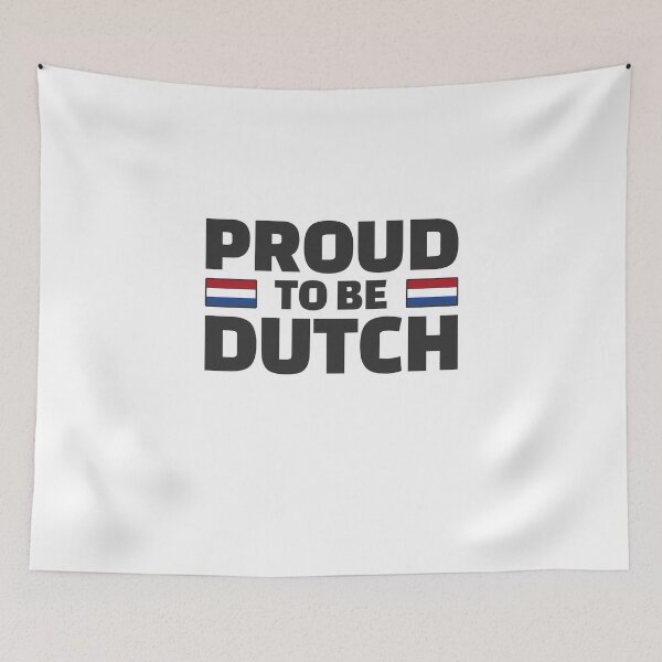 Item preview, Proud to be Dutch Holland Netherlands flag designed and sold by Team150Designz.