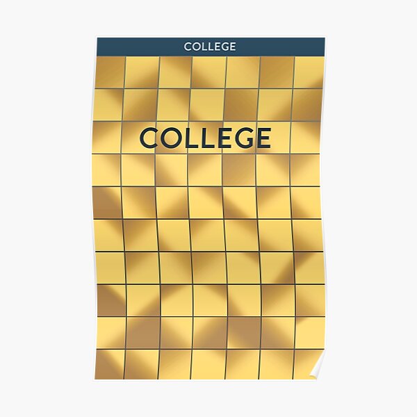 COLLEGE Subway Station Poster