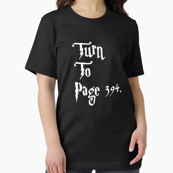 Artikel-Vorschau von Witziges Geschenk Snapes Buch Page 394 T-Shirt, designt und verkauft von MrSimpler.