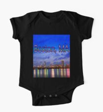 Harvard Bridge, colorful reflection One Piece - Short Sleeve