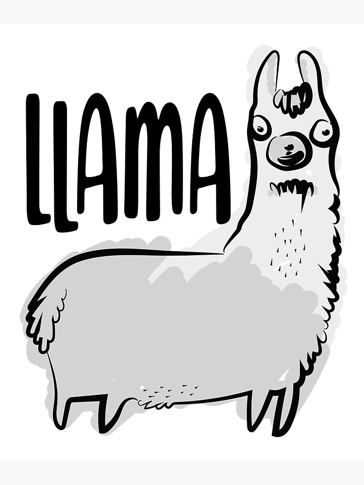 "Funny Llama Llama T shirt Perfect gift ideas" Poster for Sale by