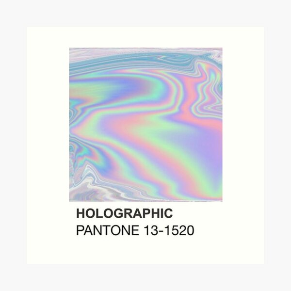 PANTONE / HOLOGRAPHIC Art Print