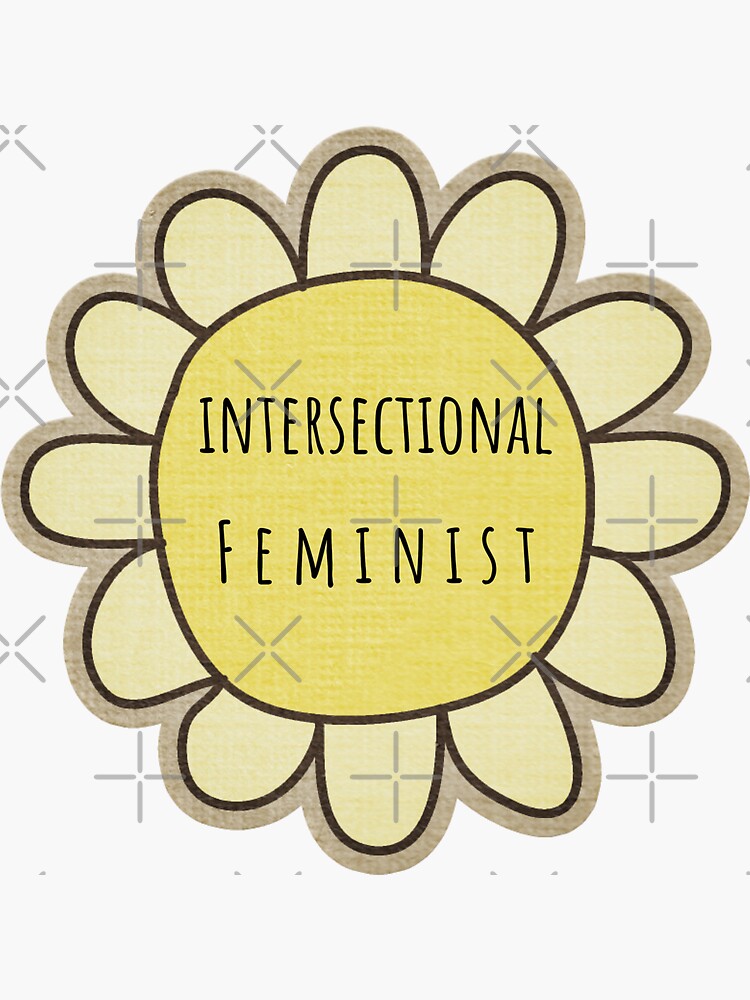 Intersectional Feminist Sticker By Grasslanddesign Redbubble 5434