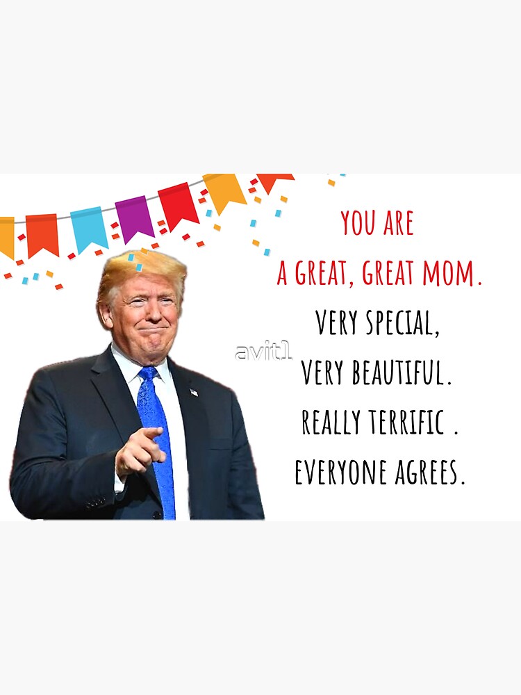  donald trump mothers day card sticker mug good vibes politician