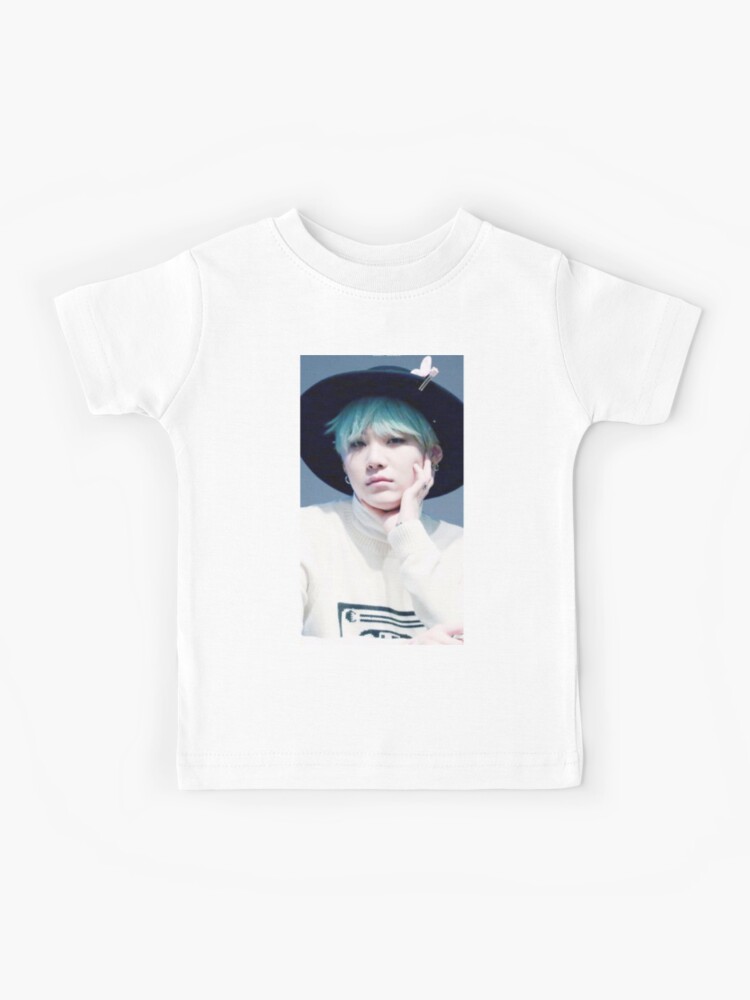 Bts Suga Kids T Shirt By Valeria Redbubble - bts army t shirt roblox