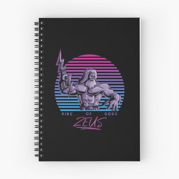 Item preview, Zeus King of Gods Greek Mythology 80s Neon Retro designed and sold by MintedFresh.