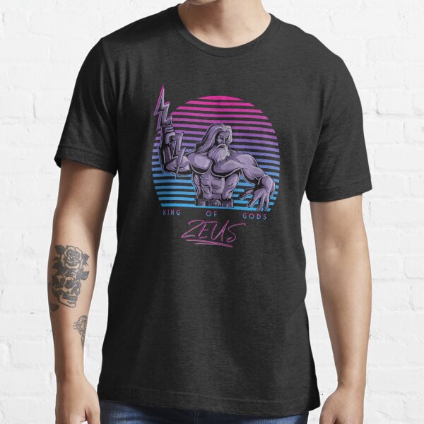 Zeus Retro 80s Vintage T Shirt On Sale 