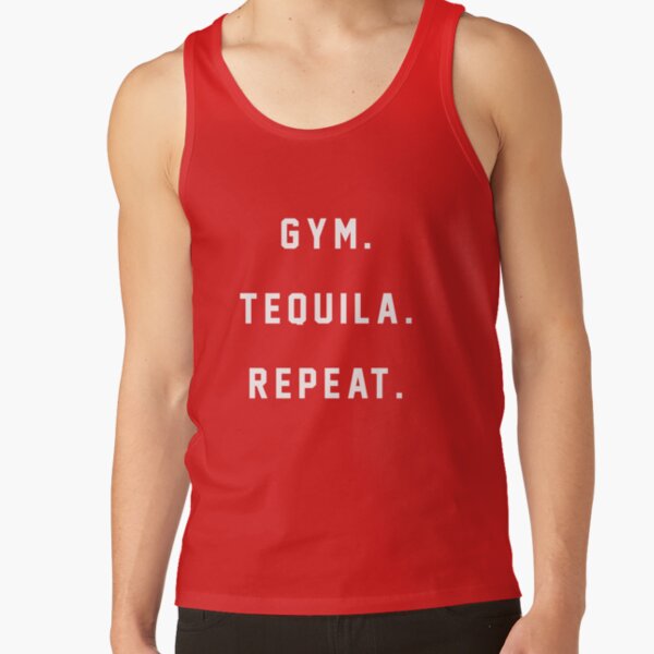 Gym Tequila Repeat Tank Top