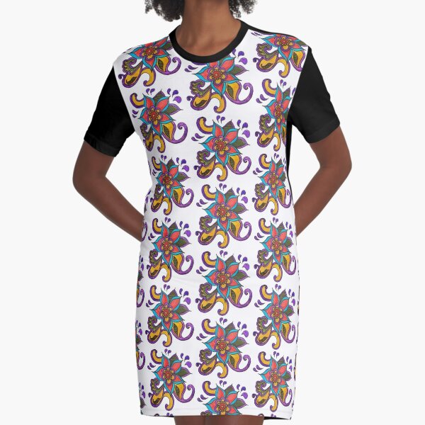Bloom Graphic T-Shirt Dress