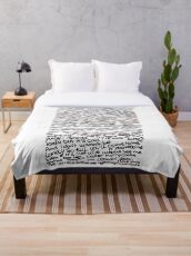 WHEN WE ALL FALL ASLEEP WHERE DO WE GO Throw Blanket