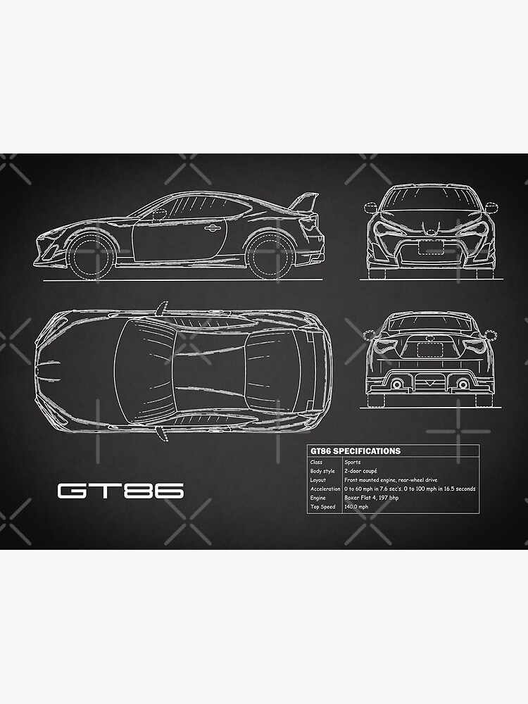 GT86 Blueprint by rogue-design