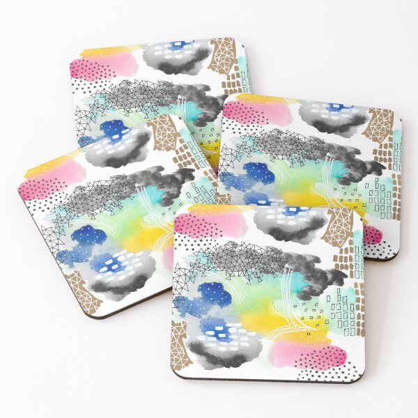 Item preview, Colorful Watercolor Abstract Painting designed and sold by MyArt23.