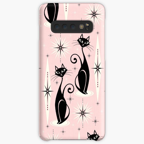Mid Century Meow Retro Atomic Cats Samsung Galaxy Snap Case