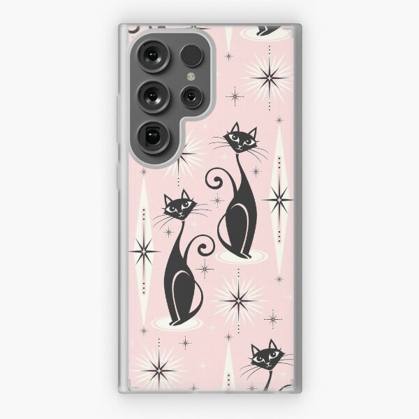 Item preview, Mid Century Meow Retro Atomic Cats  designed and sold by studioxtine.