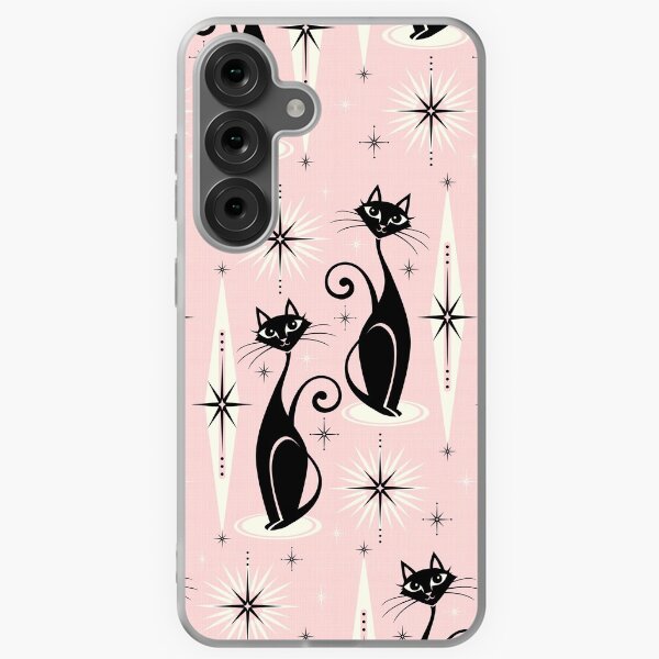 Item preview, Mid Century Meow Retro Atomic Cats  designed and sold by studioxtine.