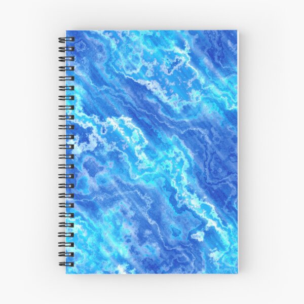 Item preview, Azure-aquamarine marble painting designed and sold by Kolinnaprint.