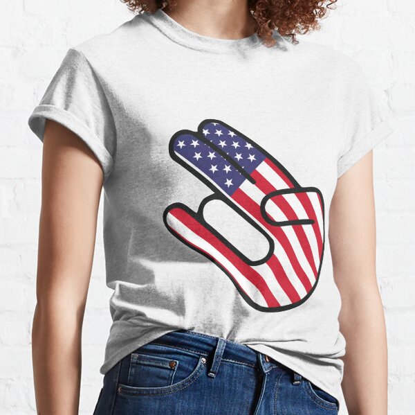 USA Shocker Hand Geschenk Classic T-Shirt