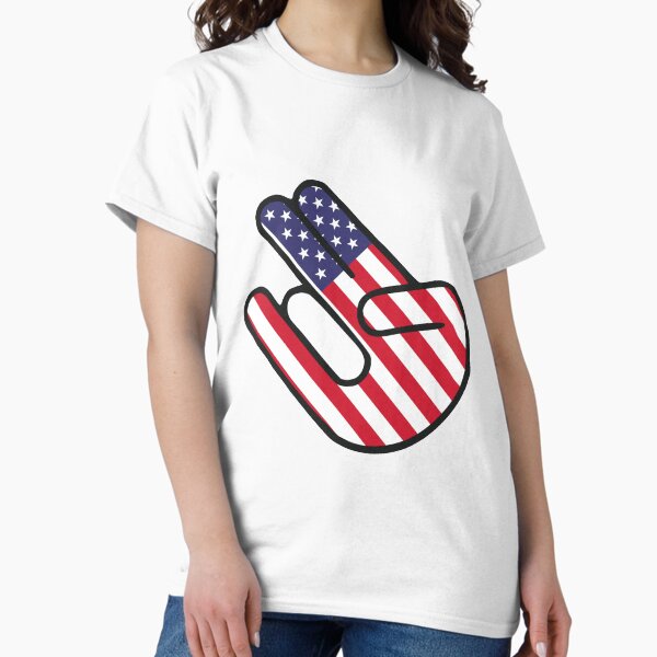 USA Shocker Hand Geschenk Classic T-Shirt