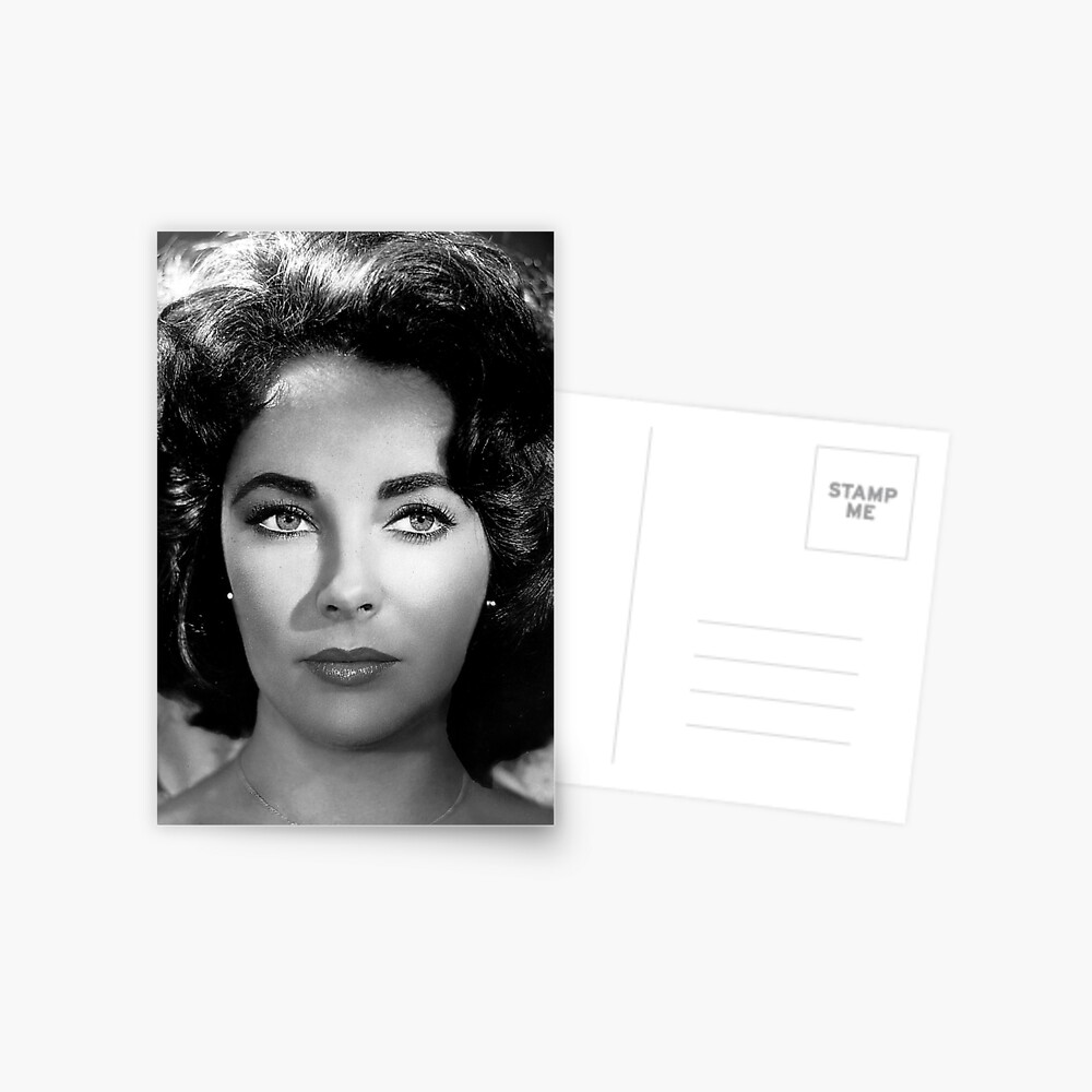 Elizabeth Taylor Postcard For Sale By Britishyank Redbubble 3604