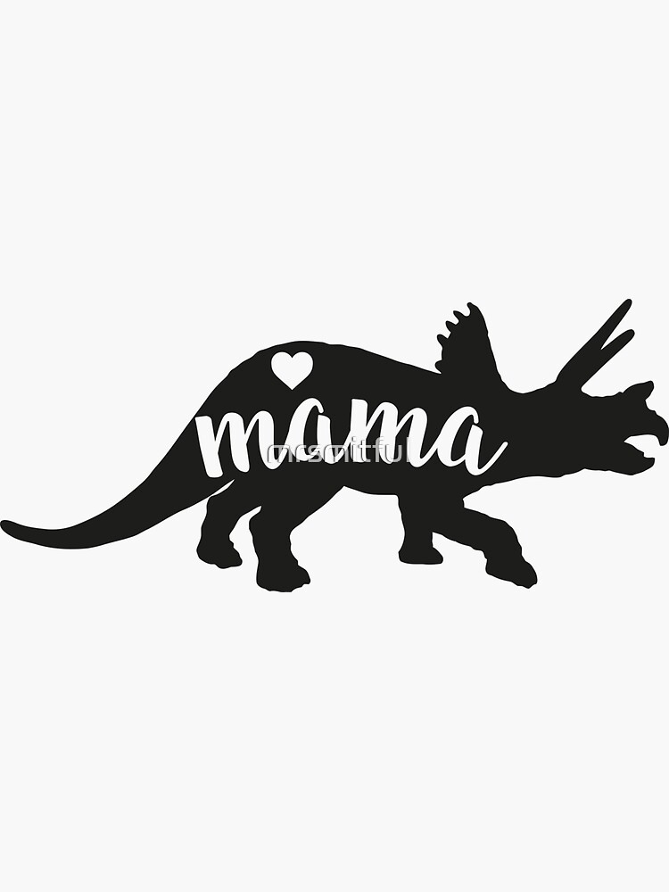 Mamasaurus Mug, Cute Mother's Day Dino Gift Idea For Din0saur Mom BLACK