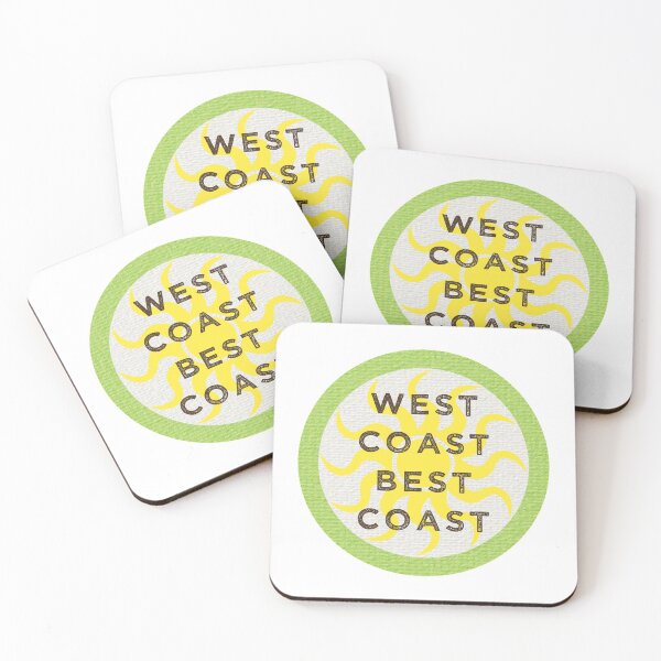 Item preview, west coast best coast designed and sold by GrasslandDesign.
